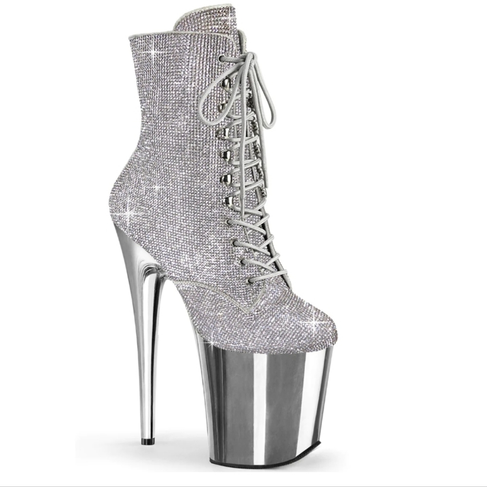 Pleasers Rhinestone Size 10